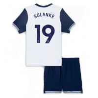 Camisa de time de futebol Tottenham Hotspur Dominic Solanke #19 Replicas 1º Equipamento Infantil 2024-25 Manga Curta (+ Calças curtas)